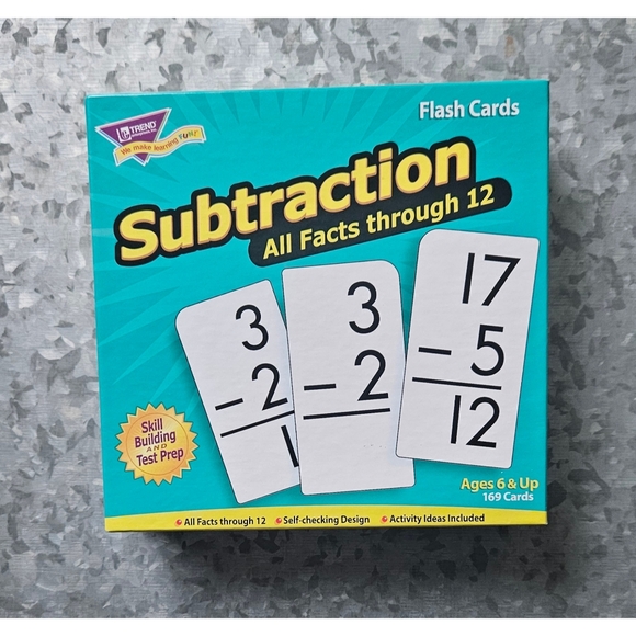 2/$10 Subtraction Flashcards - Picture 1 of 4